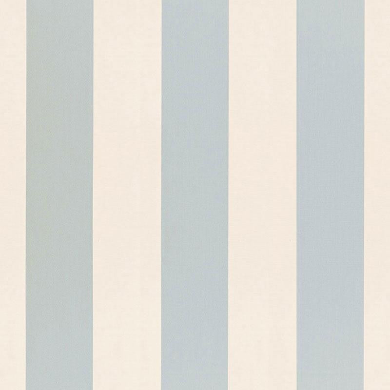 Beaufort Awning Stripe Ciel 66041 by Schumacher Fabric Sea Island Stripe 8.75" - Fabric Carolina -