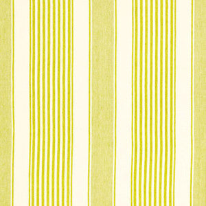 Summerville Linen Stripe Limeade 66091 by Schumacher Fabric