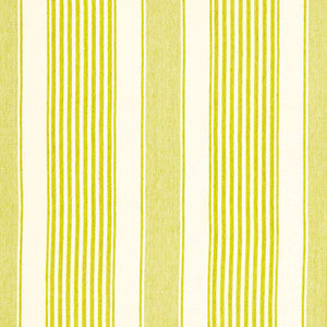 Summerville Linen Stripe Limeade 66091 by Schumacher Fabric