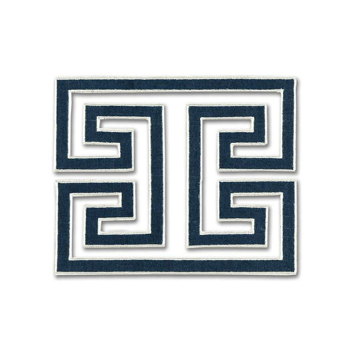 Madame Wu Appliqu Bleu Marine 66132 by Schumacher Trim Mary Mcdonald 8.0" - Fabric Carolina -