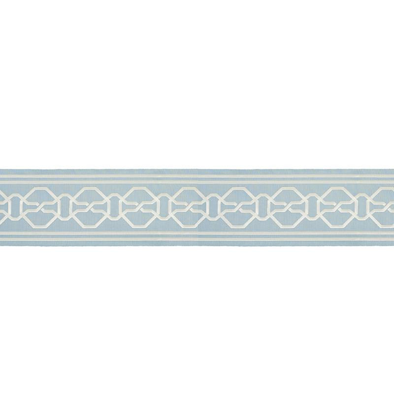 Malmaison Tape Sky 66158 by Schumacher Trim Statement Trims 3.75" - Fabric Carolina -