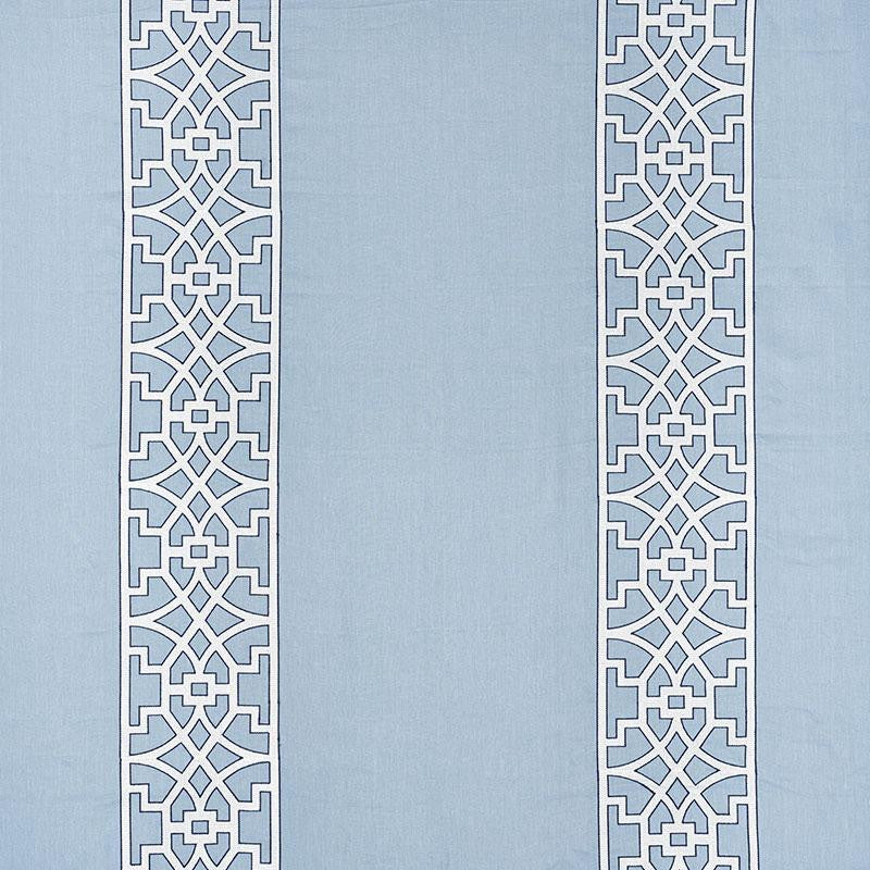 Don'T Fret Sky 66184 by Schumacher Designer Fabric Sheers & Casements 27.0" - Swanky Fabrics -