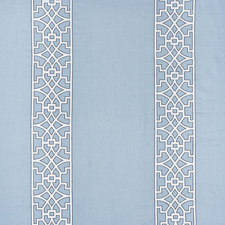 Don'T Fret Sky 66184 by Schumacher Designer Fabric Sheers & Casements 27.0" - Swanky Fabrics -