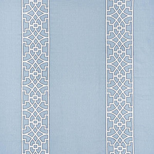 Don'T Fret Sky 66184 by Schumacher Fabric