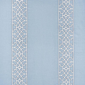 Don'T Fret Sky 66184 by Schumacher Fabric