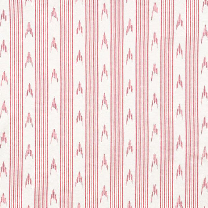 Santa Barbara Ikat Pink 74221 by Schumacher Fabric Mark D. Sikes 9.0" - Fabric Carolina -