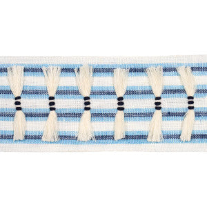 Eyelash Fringe Blue 81200 by Schumacher Trim