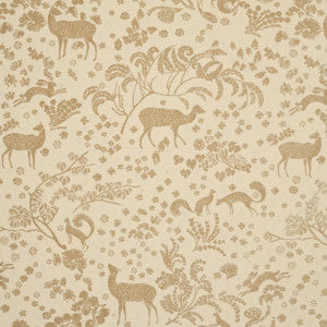 Arbor Forest Champagne 81311 by Schumacher Fabric