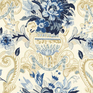 Aylesbury Vase Delft 173843 by Schumacher Fabric