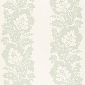 Margate Damask Print Sky 173852 by Schumacher Fabric