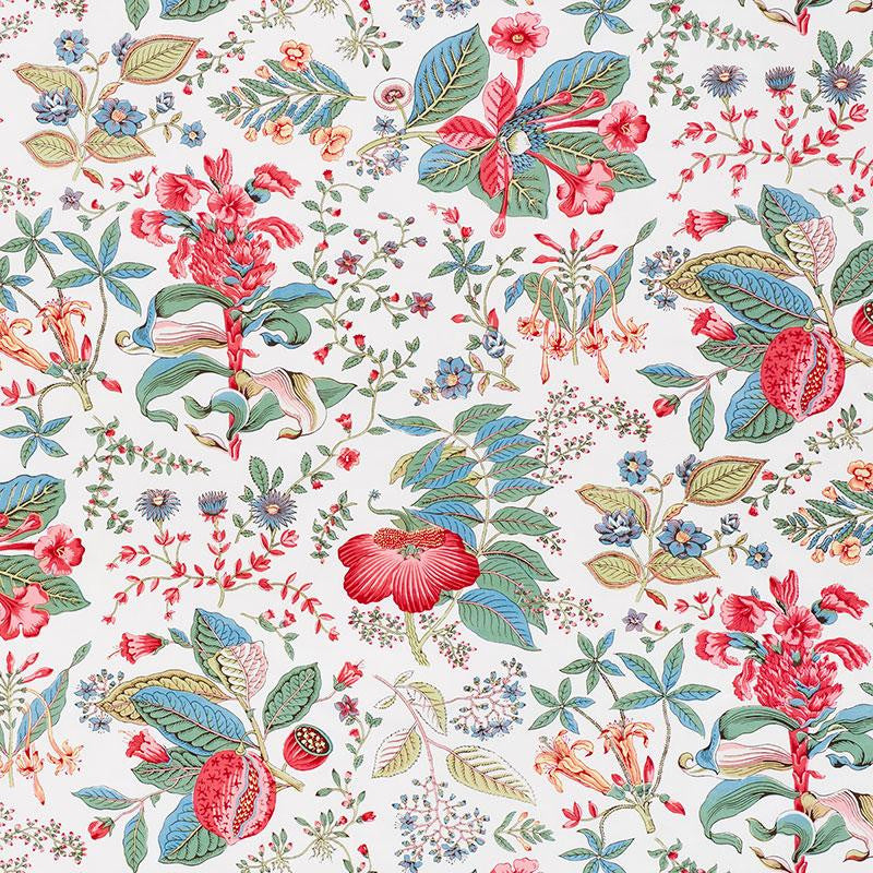 Pomegranate Botanical Document 178121 by Schumacher Fabric Schumacher Classics 18.0" - Fabric Carolina -