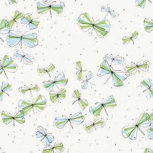 Monarch'S March Sky & Leaf 178280 by Schumacher Fabric