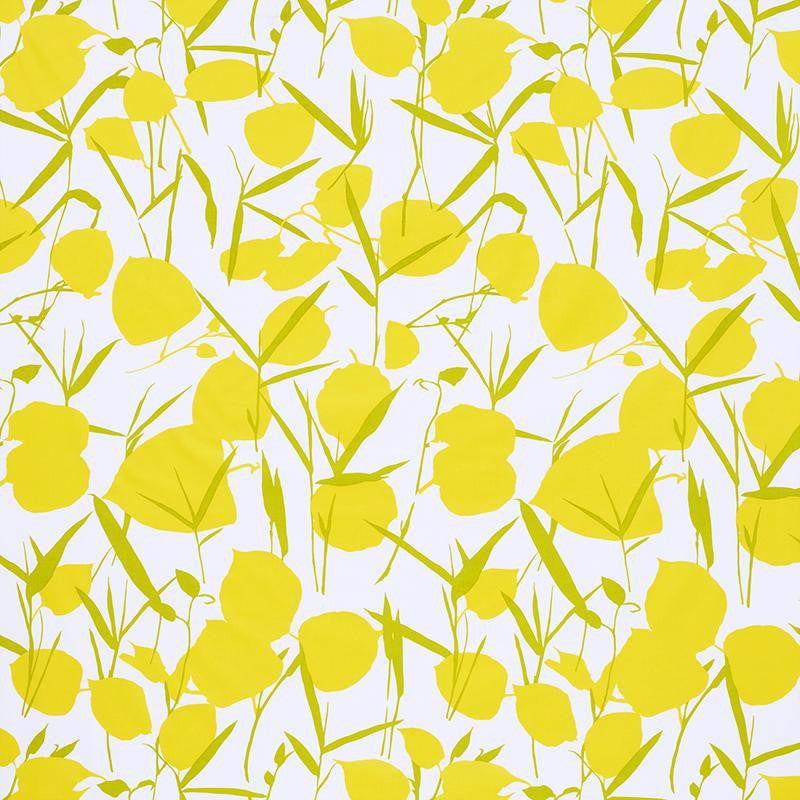 Joan Yellow 178850 by Schumacher Fabric Flower Power 28.5" - Fabric Carolina -