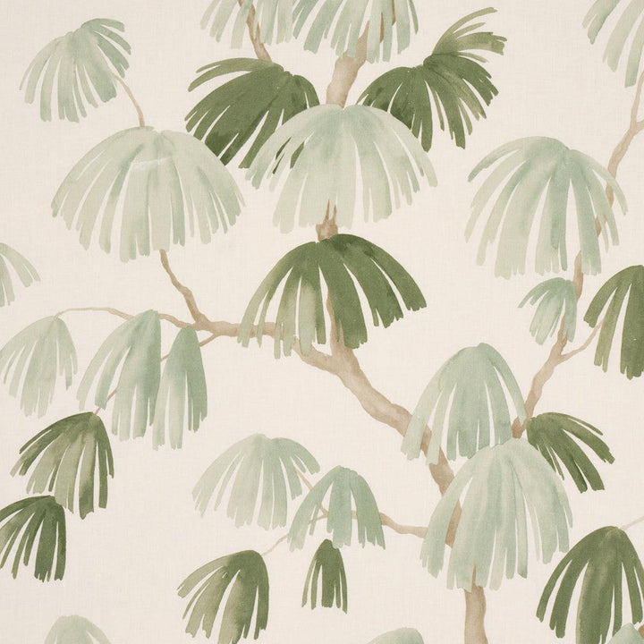 Weeping Pine Sage 180352 by Schumacher Designer Fabric David Kaihoi 54.0" - Swanky Fabrics -