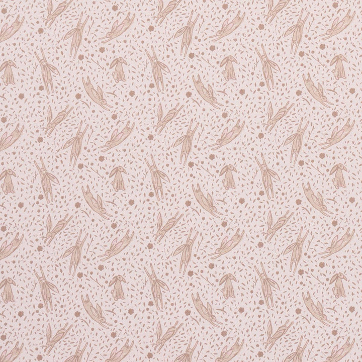 Rabbit High Performance Print Blush 180441 by Schumacher Designer Fabric Marie-Chantal 6.75" - Swanky Fabrics -