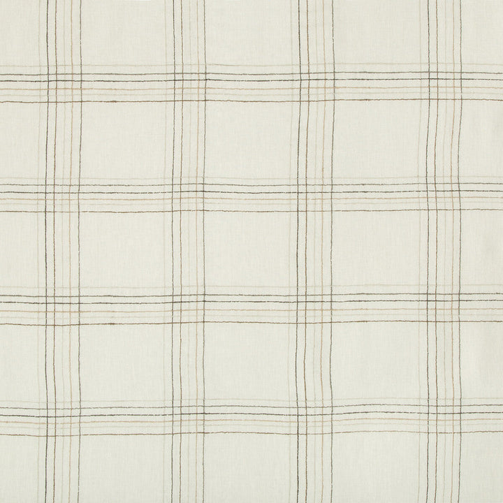 Tied And True Dove by Kravet Design Designer Fabric NATE BERKUS WELL-TRAVELED LINEN - 95%;VISCOSE - 5% India Horizontal: 17.2 and Vertical: 15 52 - Swanky Fabrics -