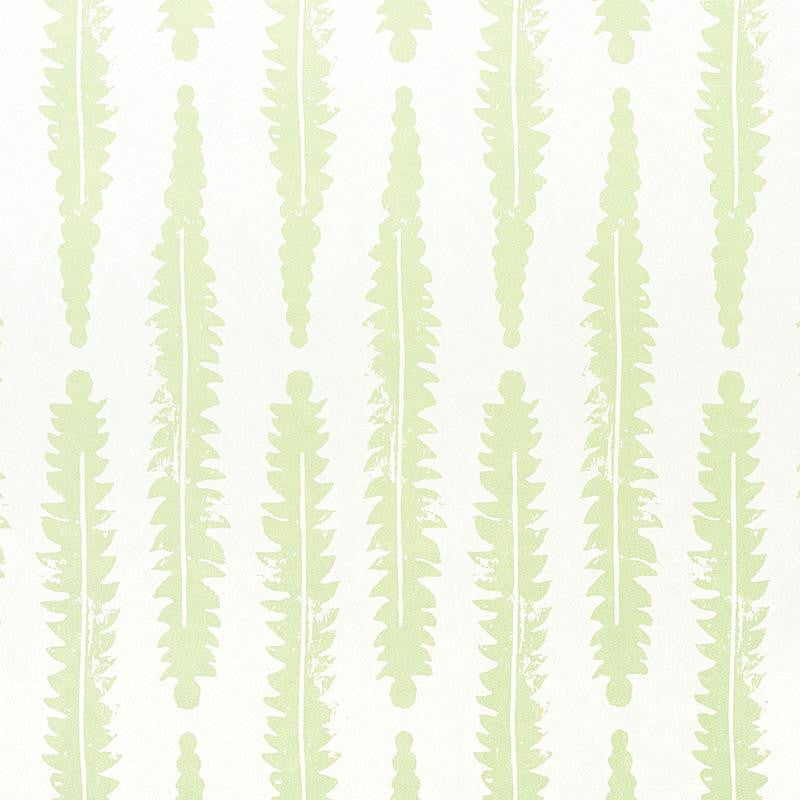 Fern Sage 5011111 by Schumacher Designer Wallpaper Molly Mahon 3.33" - Swanky Fabrics -