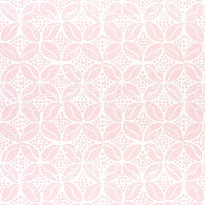 Coffee Bean Pink 5011140 by Schumacher Wallpaper Molly Mahon 7.0" - Fabric Carolina -