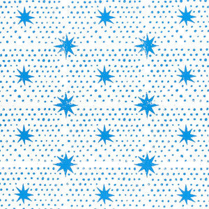 Spot & Star Blue 5011170 by Schumacher Wallpaper