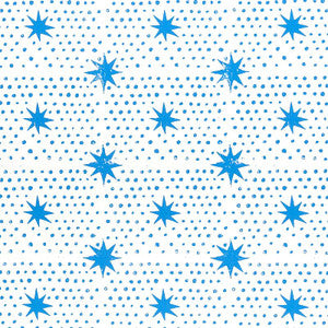 Spot & Star Blue 5011170 by Schumacher Wallpaper