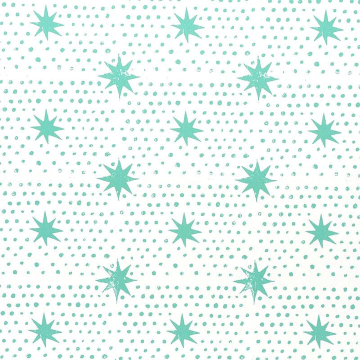 Spot & Star Seaglass 5011171 by Schumacher Wallpaper Molly Mahon 7.0" - Fabric Carolina -