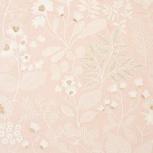 Emaline Embroidery Blush 78310 by Schumacher Fabric