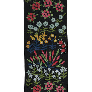 Lula Embroidered Tape Black 79312 by Schumacher Trim