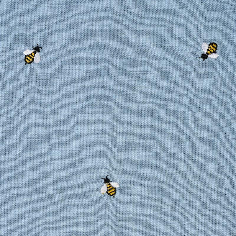Honey Bee Embroidery Sky 78421 by Schumacher Fabric Exquisite Embroideries 11.0" - Fabric Carolina -