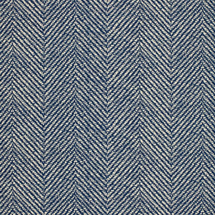 Chevron D'Ete Indoor/Outdoor Blue 173041 by Schumacher Designer Fabric Plein Air 18.0" - Swanky Fabrics -