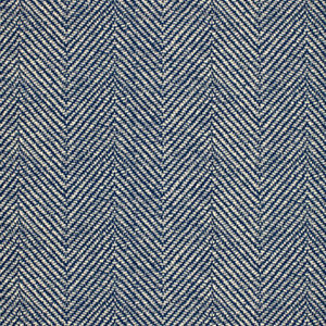 Chevron D'Ete Indoor/Outdoor Blue 173041 by Schumacher Fabric