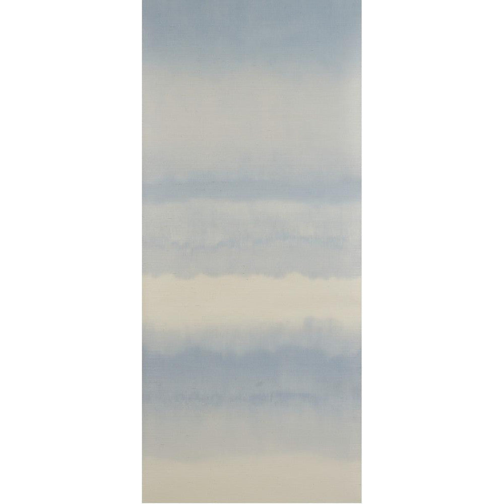 Orissa Sisal Panel Sky 5011440 by Schumacher Designer Wallpaper Aquarelle 34.0" - Swanky Fabrics -