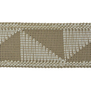 Teague Tape Indoor/Outdoor Neutral 78531 by Schumacher Trim