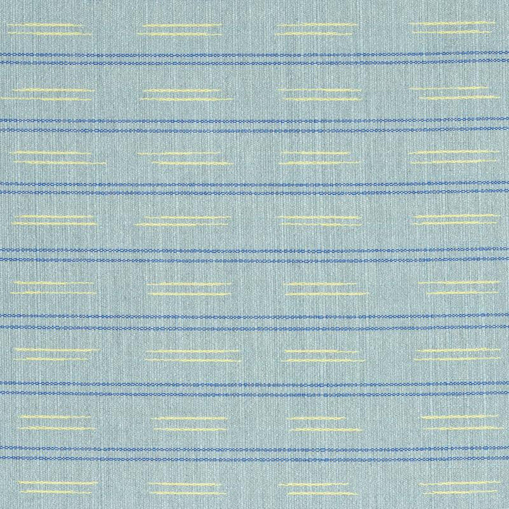 Ainsley Stripe Indoor/Outdoor Sky 78580 by Schumacher Designer Fabric Indoor/Outdoor: Prints & Wovens 14.0" - Swanky Fabrics -