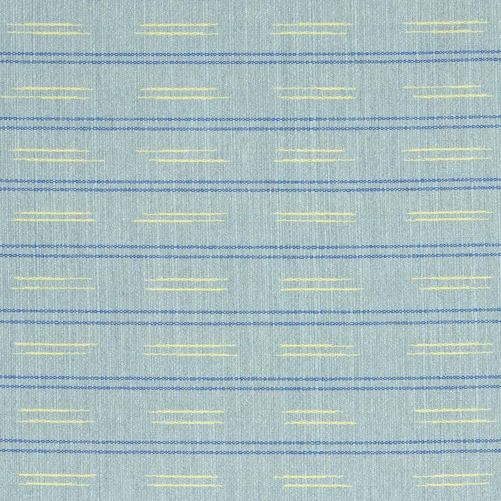 Ainsley Stripe Indoor/Outdoor Sky 78580 by Schumacher Fabric Indoor/Outdoor: Prints & Wovens 14.0" - Fabric Carolina -