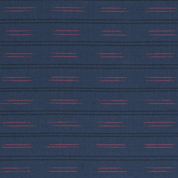 Ainsley Stripe Indoor/Outdoor Navy 78581 by Schumacher Designer Fabric Indoor/Outdoor: Prints & Wovens 14.0" - Swanky Fabrics -