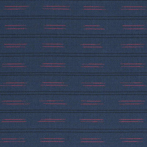 Ainsley Stripe Indoor/Outdoor Navy 78581 by Schumacher Fabric