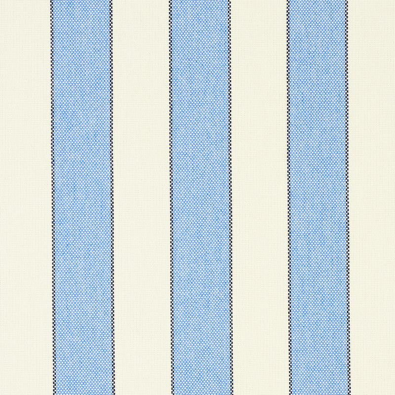 Blumont Stripe Indoor/Outdoor Blue 79050 by Schumacher Fabric Indoor/Outdoor: Prints & Wovens 1.88" - Fabric Carolina -