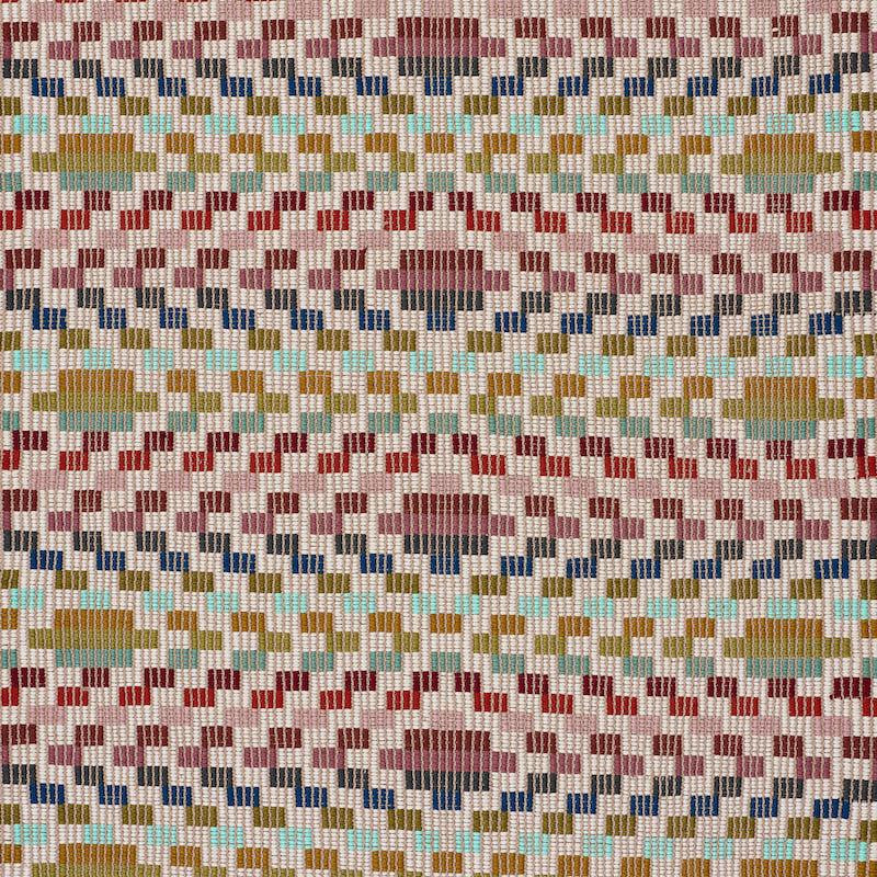 Izapa Hand Woven Brocade Multi 79250 by Schumacher Designer Fabric A Rum Fellow 19.0" - Swanky Fabrics -