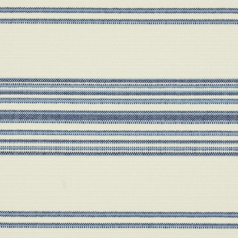 Solana Stripe Indoor/Outdoor Navy 79330 by Schumacher Fabric Indoor/Outdoor: Prints & Wovens - Fabric Carolina -