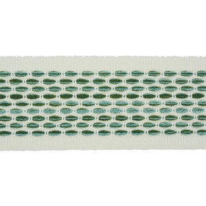 Portola Tape Indoor/Outdoor Green 79420 by Schumacher Trim
