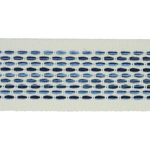 Portola Tape Indoor/Outdoor Blue 79421 by Schumacher Trim