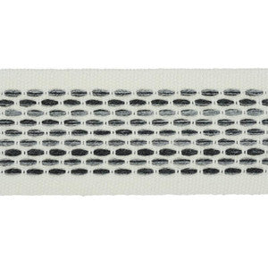 Portola Tape Indoor/Outdoor Charcoal 79422 by Schumacher Trim