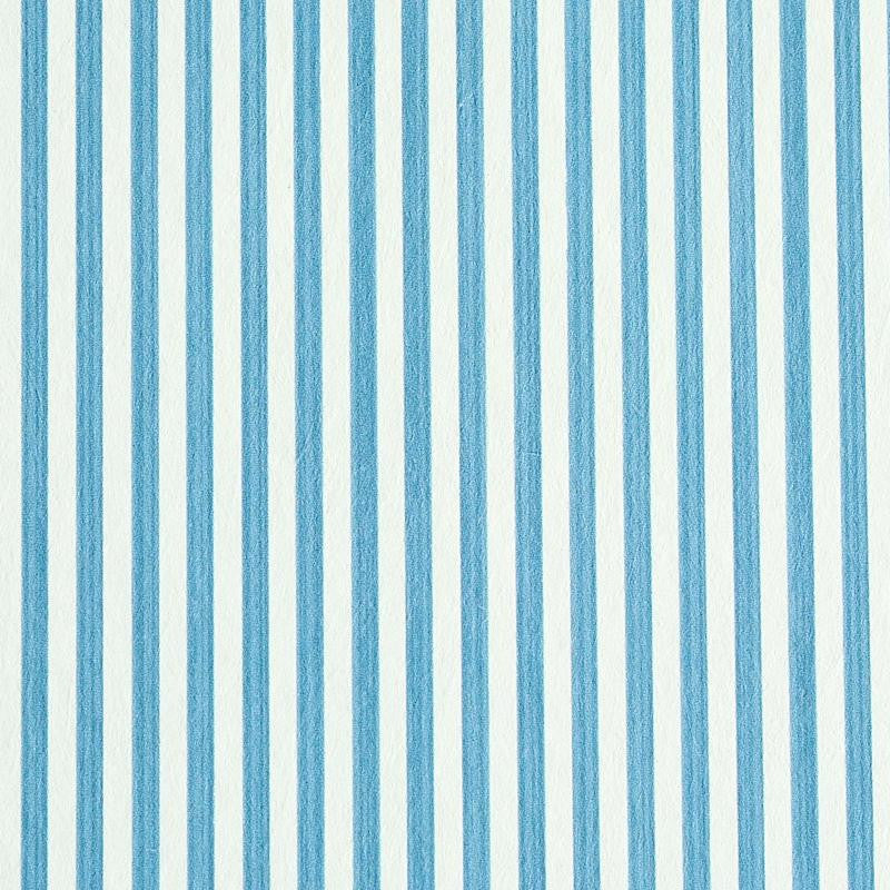 Edwin Stripe Narrow Ocean 5011864 by Schumacher Wallpaper Stripe Wallcovering Collection - Fabric Carolina -