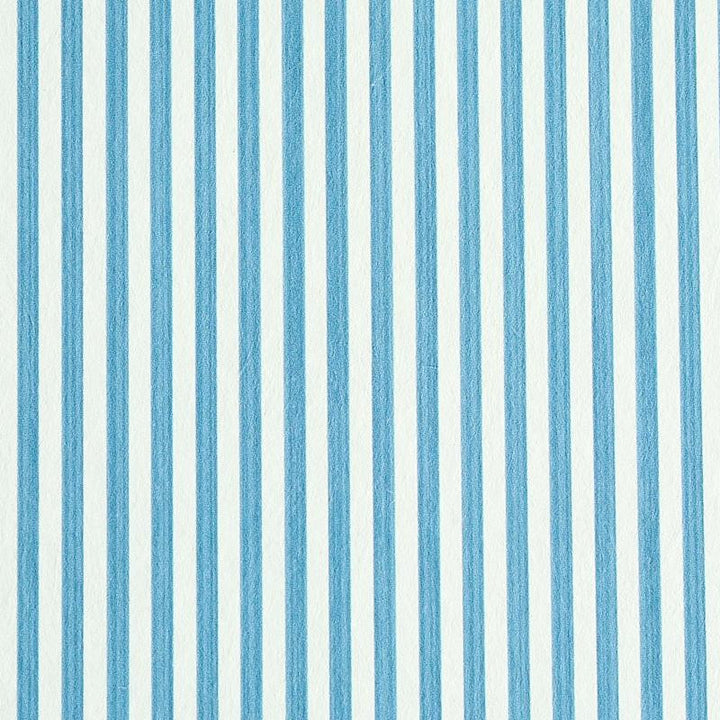 Edwin Stripe Narrow Ocean 5011864 by Schumacher Wallpaper Stripe Wallcovering Collection - Fabric Carolina -