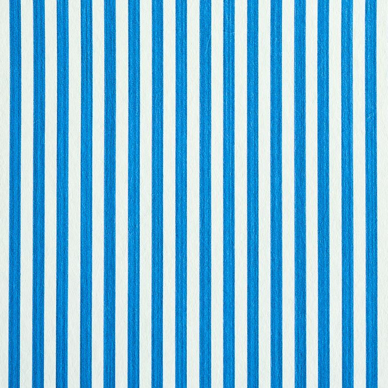 Edwin Stripe Narrow Cobalt 5011866 by Schumacher Wallpaper Stripe Wallcovering Collection - Fabric Carolina -