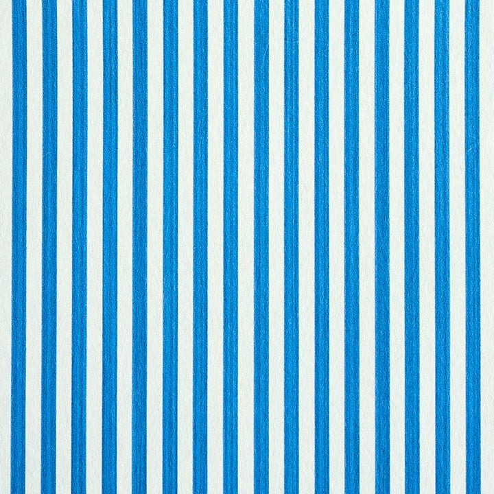 Edwin Stripe Narrow Cobalt 5011866 by Schumacher Wallpaper Stripe Wallcovering Collection - Fabric Carolina -