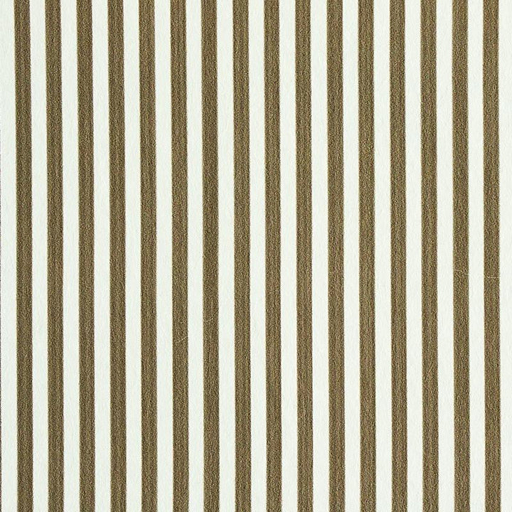 Edwin Stripe Narrow Mushroom 5011879 by Schumacher Designer Wallpaper Stripe Wallcovering Collection - Swanky Fabrics -