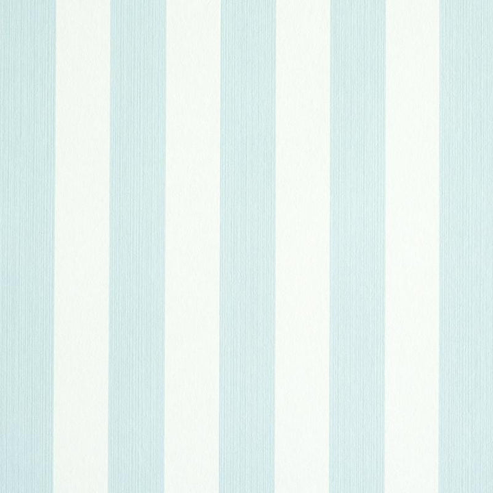 Edwin Stripe Medium Sky 5011880 by Schumacher Wallpaper Stripe Wallcovering Collection 2.44" - Fabric Carolina -
