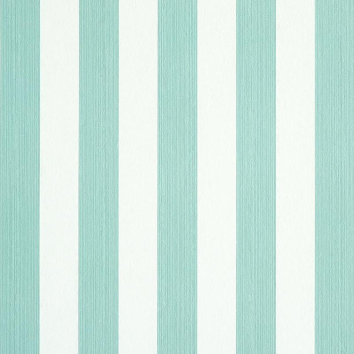 Edwin Stripe Medium Seaglass 5011883 by Schumacher Wallpaper Stripe Wallcovering Collection 2.44" - Fabric Carolina -
