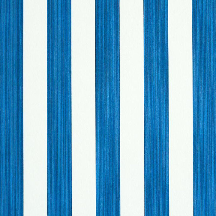 Edwin Stripe Medium Navy 5011887 by Schumacher Wallpaper Stripe Wallcovering Collection 2.44" - Fabric Carolina -